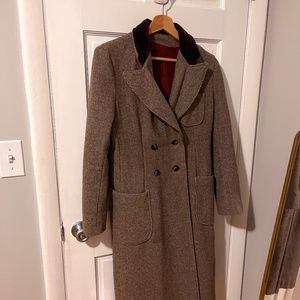 Vintage long wool coat